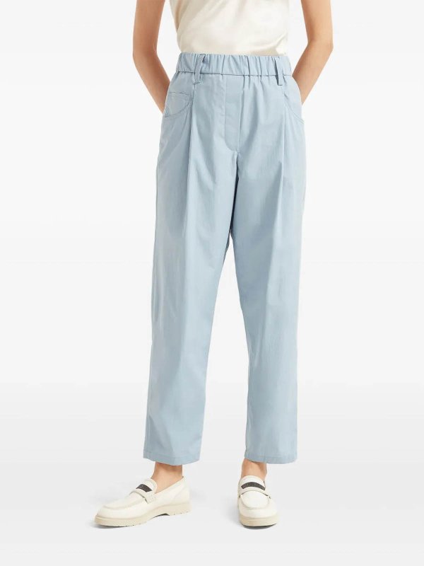 BRUNELLO CUCINELLI: カジュアルトラウザー online - カジュアルパンツ - ライトブルー