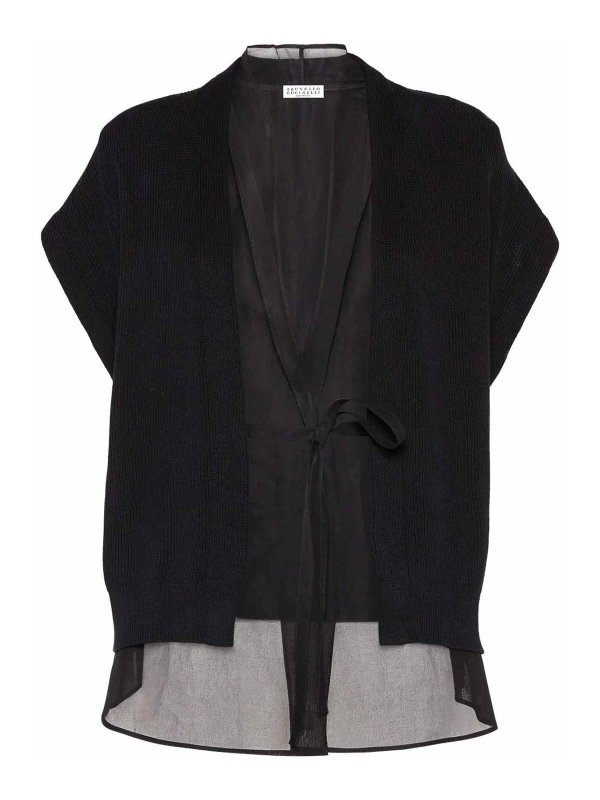 BRUNELLO CUCINELLI: Cardigans - Cardigan - Noir