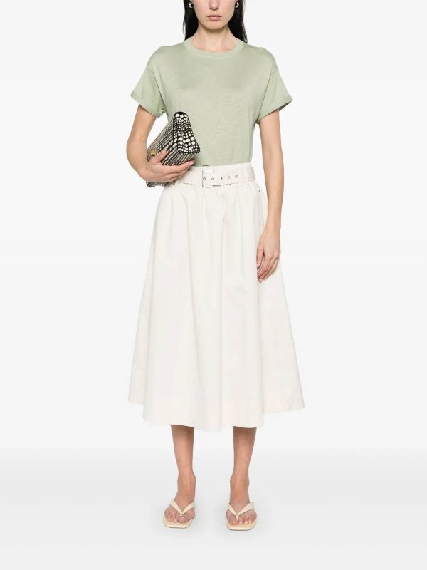 The Best Shops BRUNELLO CUCINELLI: Strickpullover mit Rundhalsausschnitt - Rundhalspullover - Grün