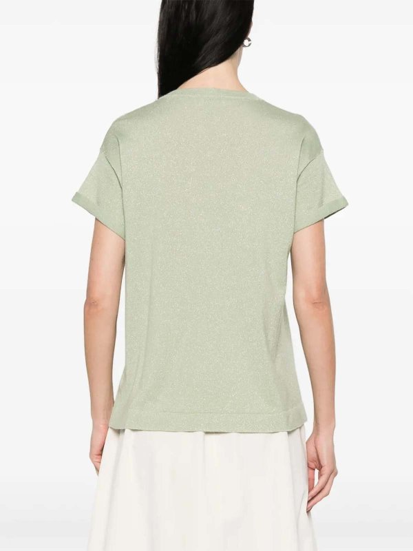 Rundhalspullover - Grün shop online: BRUNELLO CUCINELLI