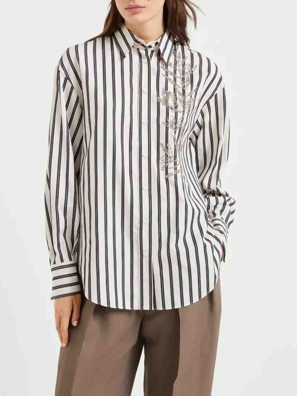 BRUNELLO CUCINELLI: シャツ online - シャツ - 白