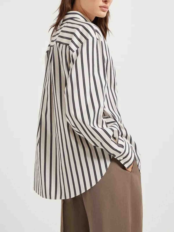 シャツ - 白 shop online: BRUNELLO CUCINELLI