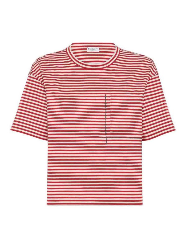 BRUNELLO CUCINELLI: Hemden - Hemd - Rot