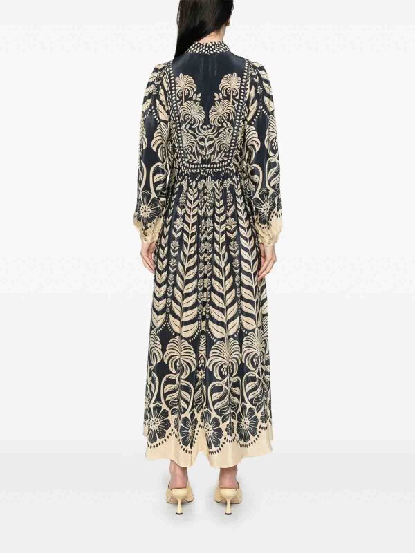 膝丈ドレス - ブルー shop online: FARM RIO