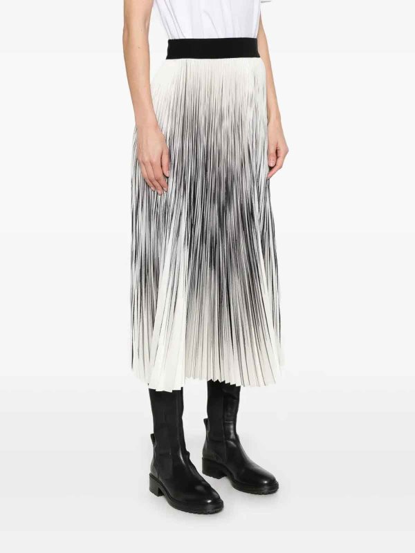 HERNO: Knielange und Midi Röcke online - Midirock - Weiß