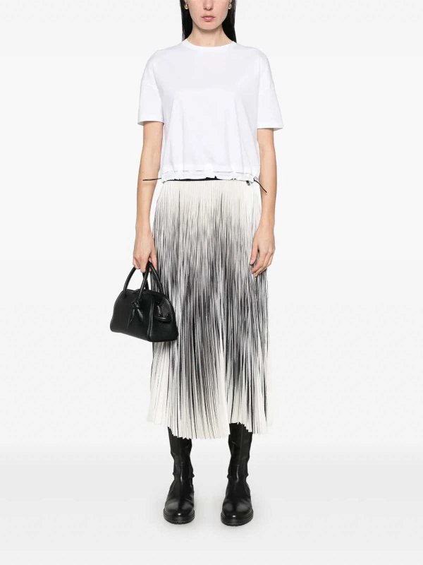 The Best Shops HERNO: Knielange und Midi Röcke - Midirock - Weiß