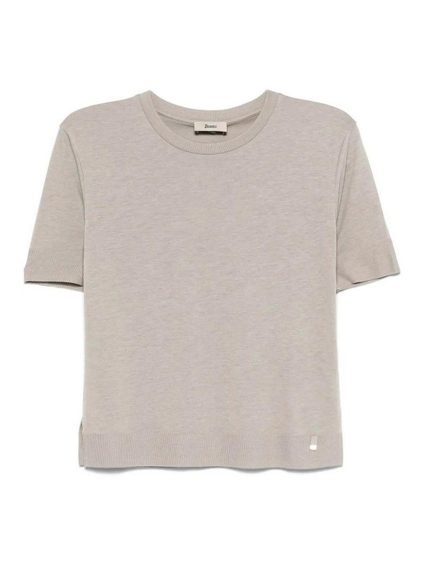 HERNO: t-shirts - Short Sleeve Tee