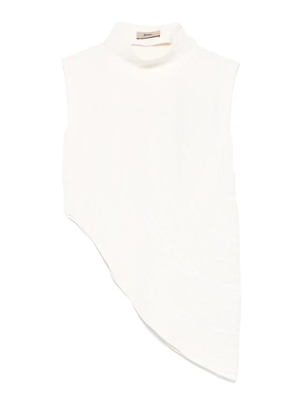 HERNO: Tops & Débardeurs - Top - Blanc