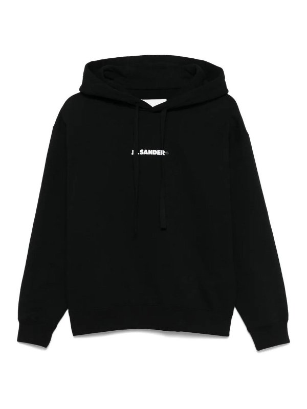 JIL SANDER: Sudaderas y suéteres - Sudadera - Negro