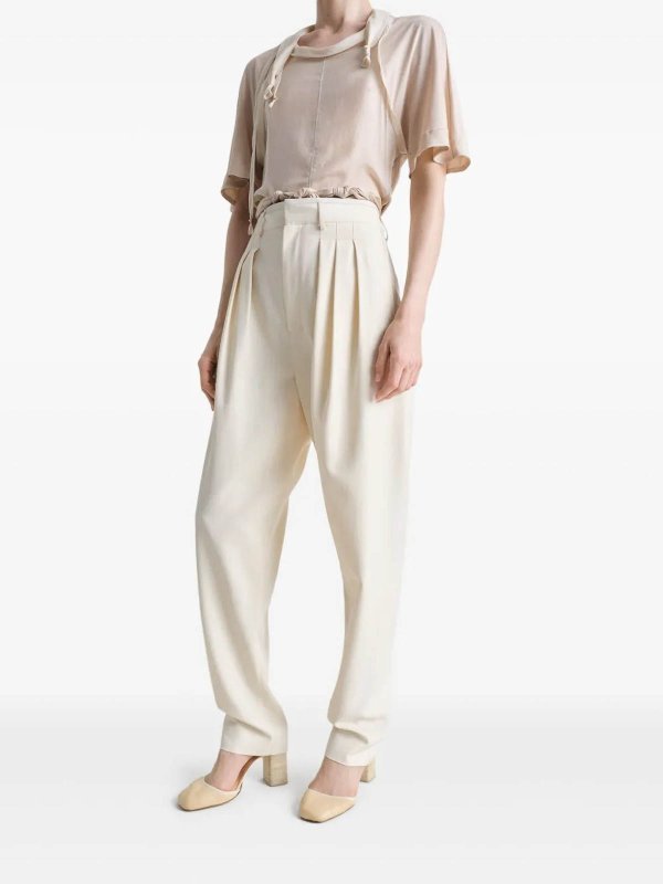 The Best Shops LEMAIRE: Maßgeschneiderte und Formale Hosen - Formale Hose - Weiß