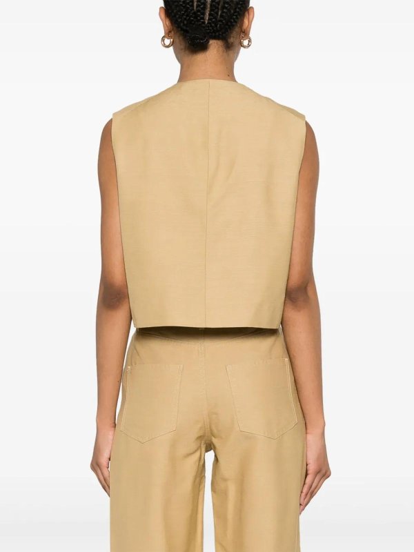 Rundhalspullover - Gold shop online: LOULOU STUDIO