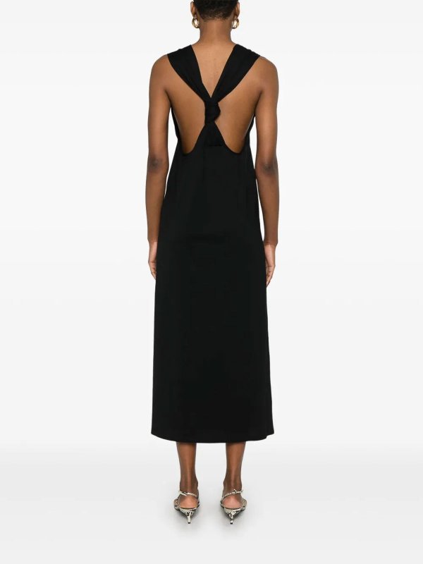 LOULOU STUDIO: ニーレングスドレス online - 膝丈ドレス - 黒