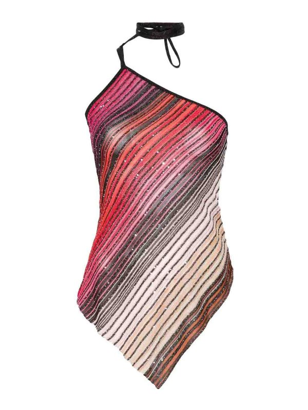 MISSONI: Tops & Débardeurs - Top - Rouge