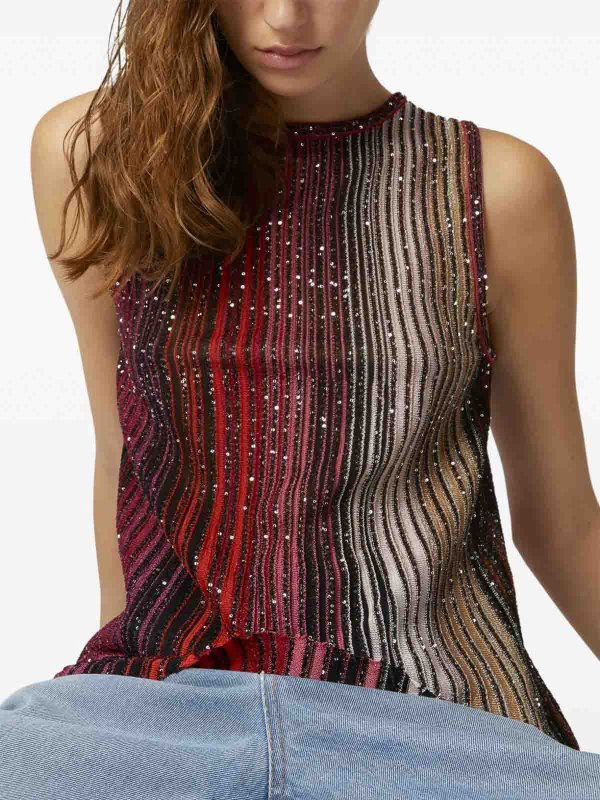 MISSONI: Tops und Tank Tops online - Top - Rot
