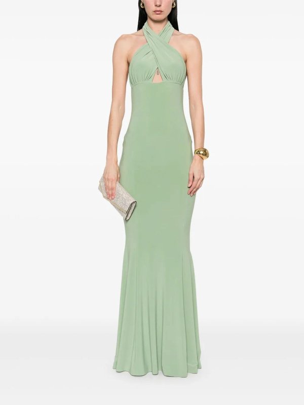 The Best Shops Norma Kamali: イブニングドレス - イブニングドレス - 緑