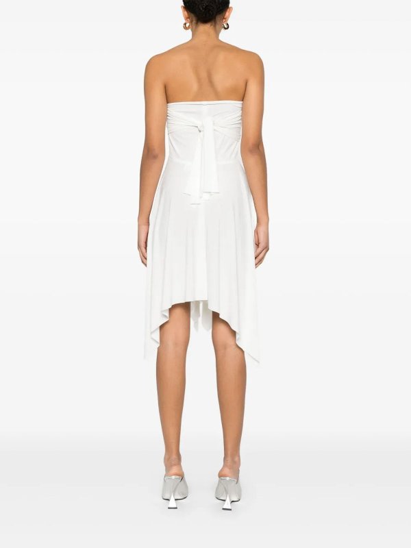 Knielanges Kleid - Weiß shop online: Norma Kamali