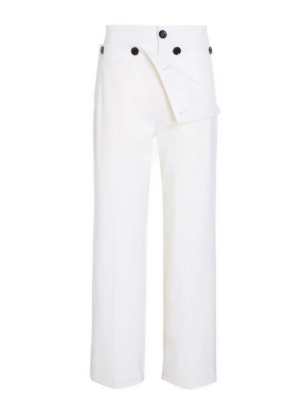 Proenza Schouler: ストレートジーンズ - ストレートジーンズ - 白