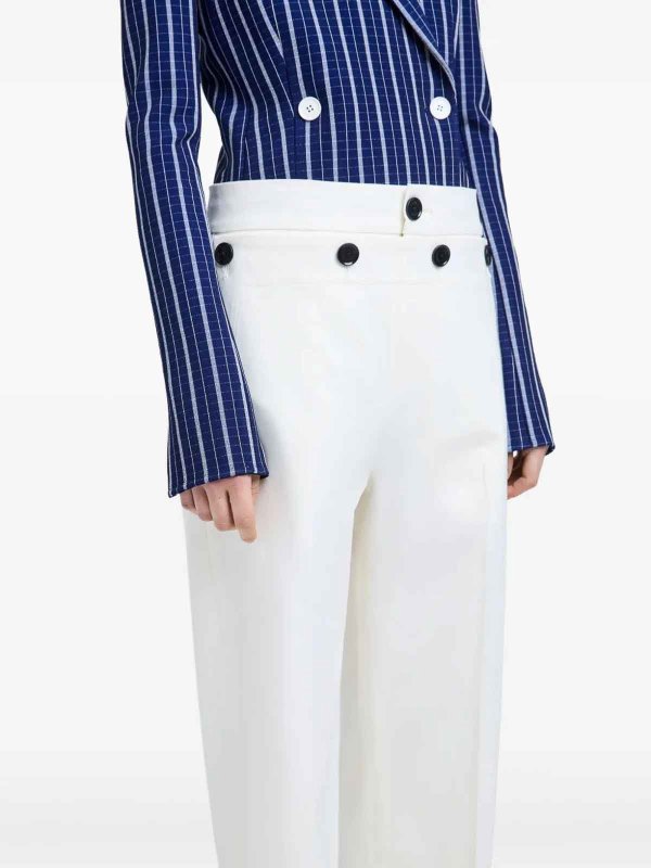 Proenza Schouler: ストレートジーンズ online - ストレートジーンズ - 白