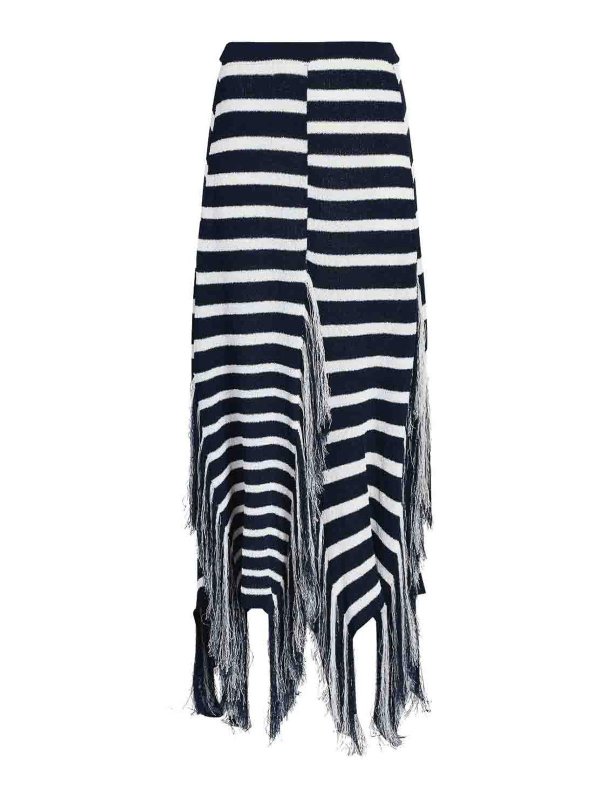 Proenza Schouler: ニーレングススカート＆ミディ丈 - 膝丈/ミディスカート - ブルー