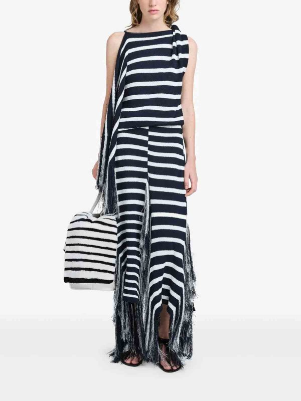 The Best Shops Proenza Schouler: ニーレングススカート＆ミディ丈 - 膝丈/ミディスカート - ブルー