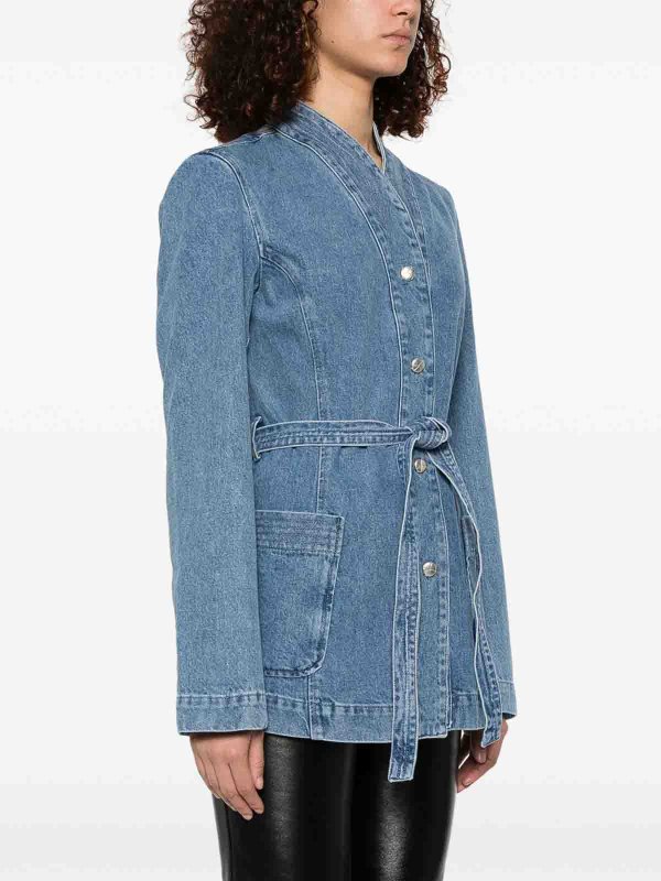 REMAIN Birger Christensen: Jeansjacken online - Jeansjacke - Hellblau
