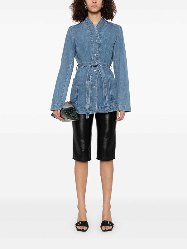 The Best Shops REMAIN Birger Christensen: Jeansjacken - Jeansjacke - Hellblau