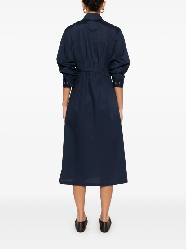 Knielanges Kleid - Blau shop online: Theory