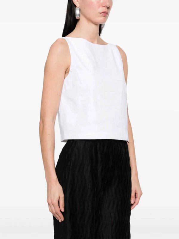 Theory: Tops y camisetas sin mangas online - Top - Blanco