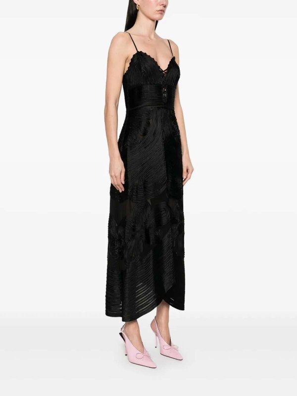 ULLA JOHNSON: ニーレングスドレス online - 膝丈ドレス - 黒