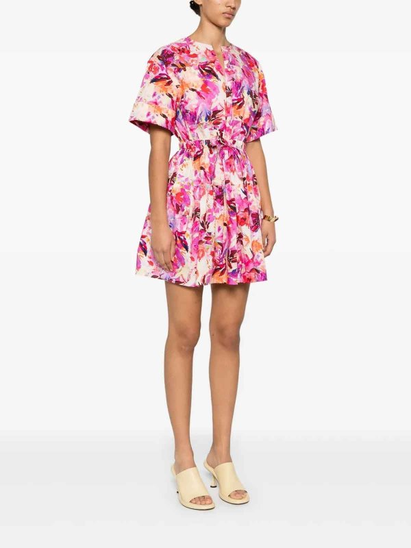 ULLA JOHNSON: knee length dresses online - Nadira Dress