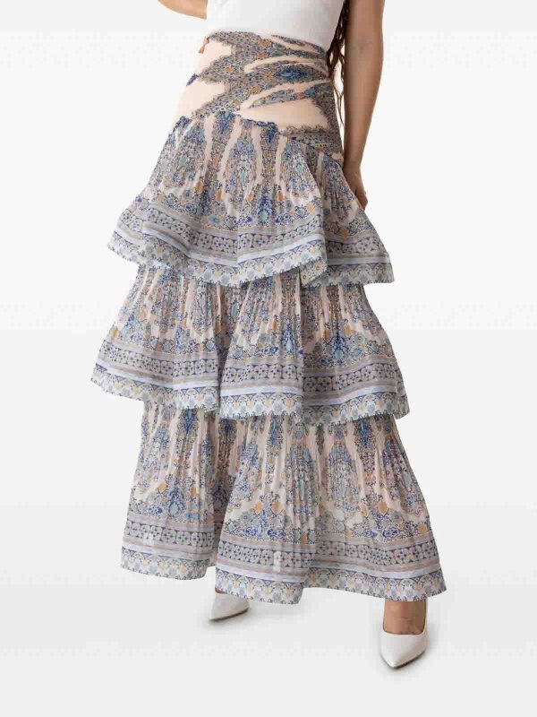 ZIMMERMANN: ニーレングススカート＆ミディ丈 online - 膝丈/ミディスカート - ライトブルー