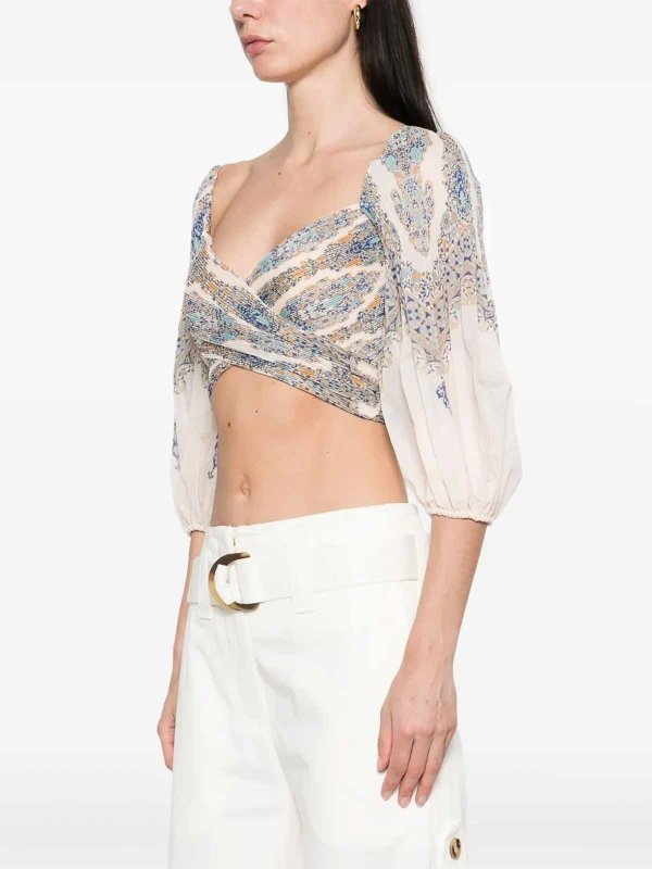 ZIMMERMANN: トップス＆タンクトップ online - トップ/タンクトップ - ライトブルー