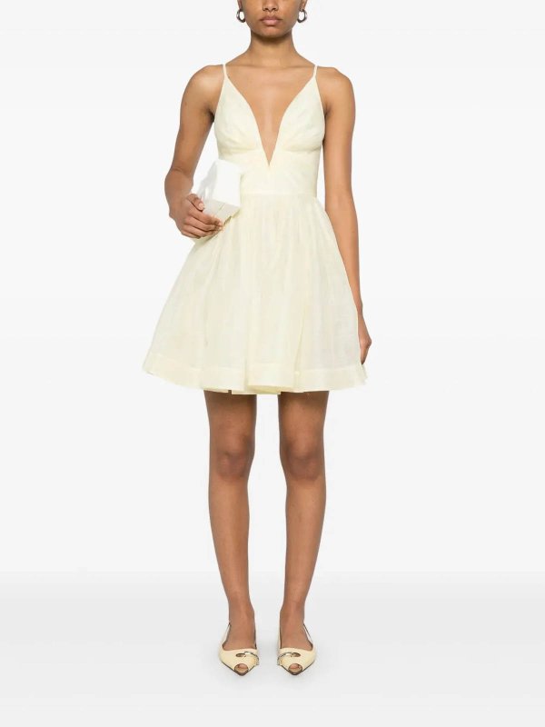 The Best Shops ZIMMERMANN: abiti corti - Illuminato a V Neck Mini vestito