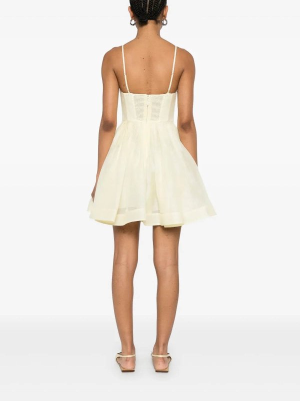 Illuminato a V Neck Mini vestito shop online: ZIMMERMANN