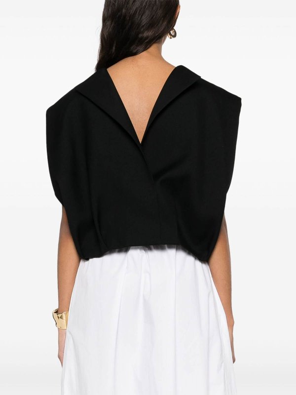 The Best Shops CARVEN: Tops y camisetas sin mangas - Top - Negro