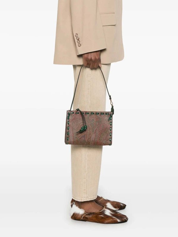 Clutch stampata arnica shop online: ETRO