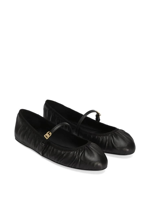 The Best Shops DOLCE & GABBANA: Ballerinas - Ballerinas - Schwarz
