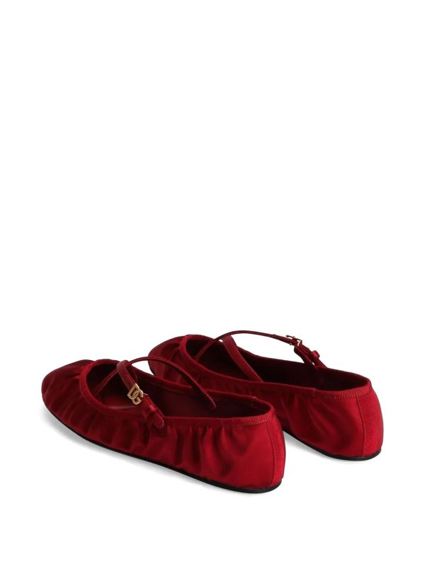 Satin Silk flats shop online: DOLCE & GABBANA