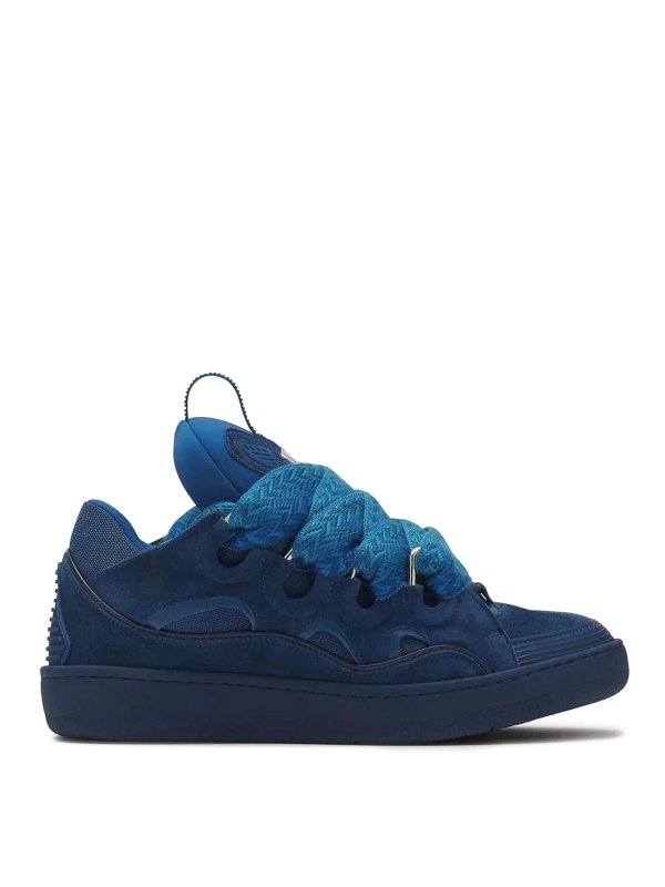 LANVIN: Chaussures de sport - Baskets - Bleu