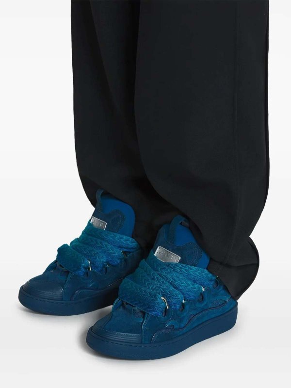 LANVIN: Chaussures de sport online - Baskets - Bleu