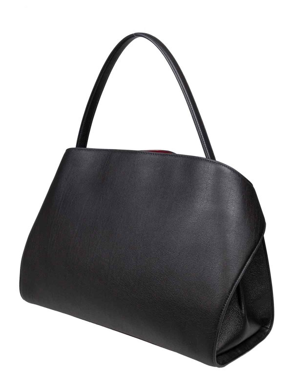 The Best Shops FERRAGAMO: cross body bags - UG Soft Lap Lap L black/Burgundy