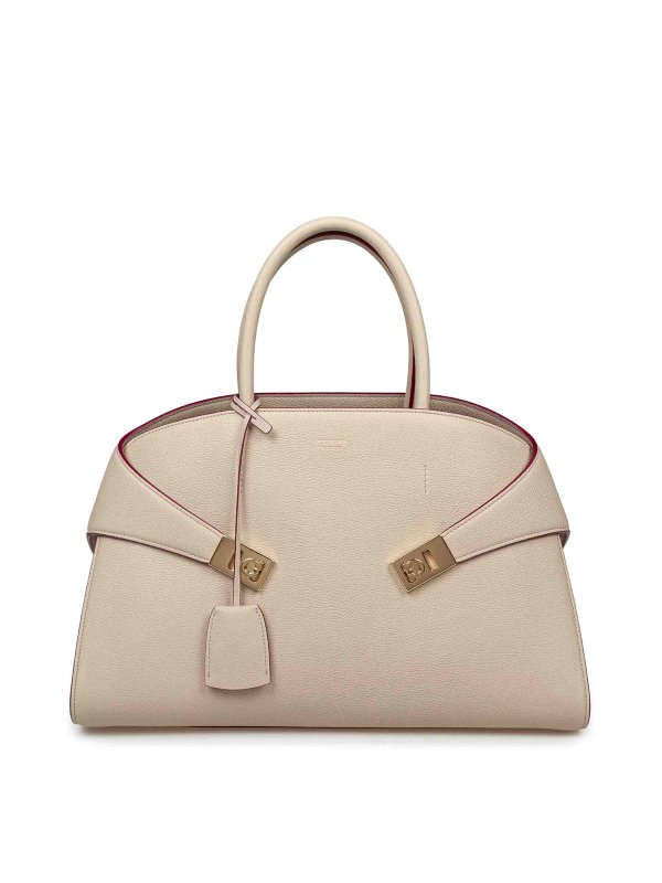 FERRAGAMO: Sacs bandoulière - Sac Bandoulière - Taupe