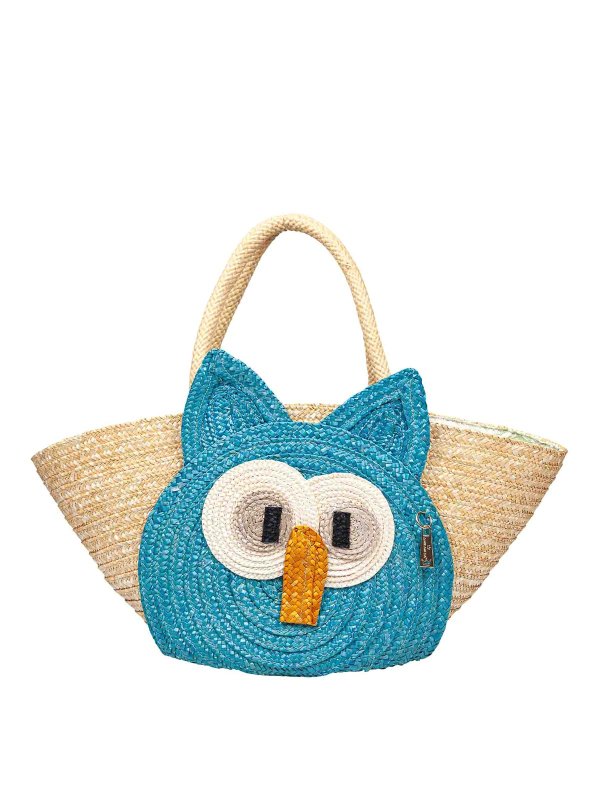 LA MILANESA: クロスボディバッグ - クロスボディバッグ - ブルー