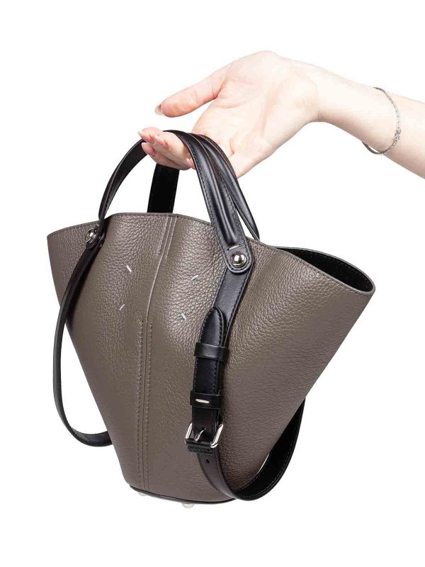 Maison Margiela: Bucket-bags online - Bucket-Bag - Braun