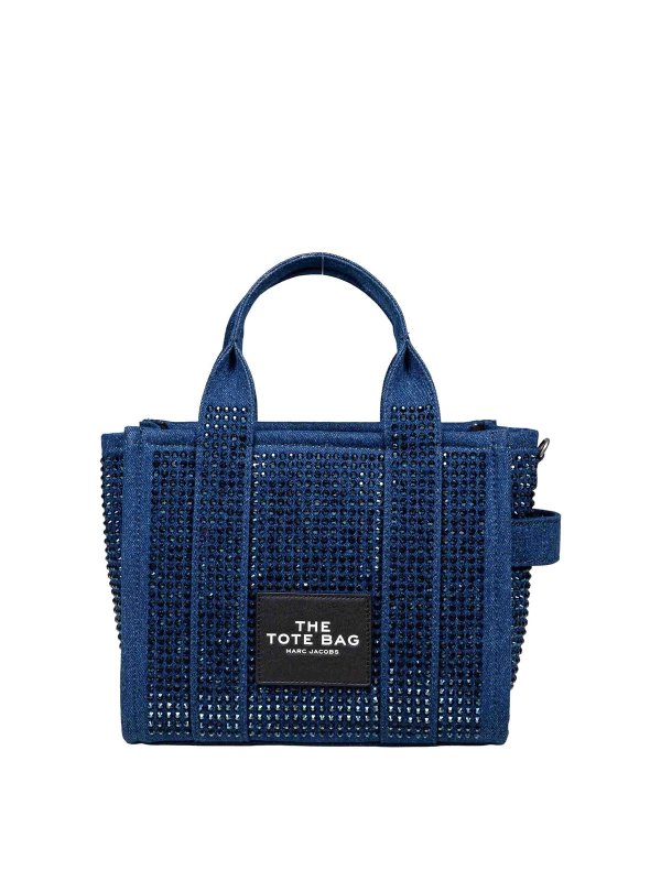 マークジェイコブス トートバッグ 2S5HTT026H03 475 The Crystal Denim Small Tote Bag | Marc Jacobs | Official Site