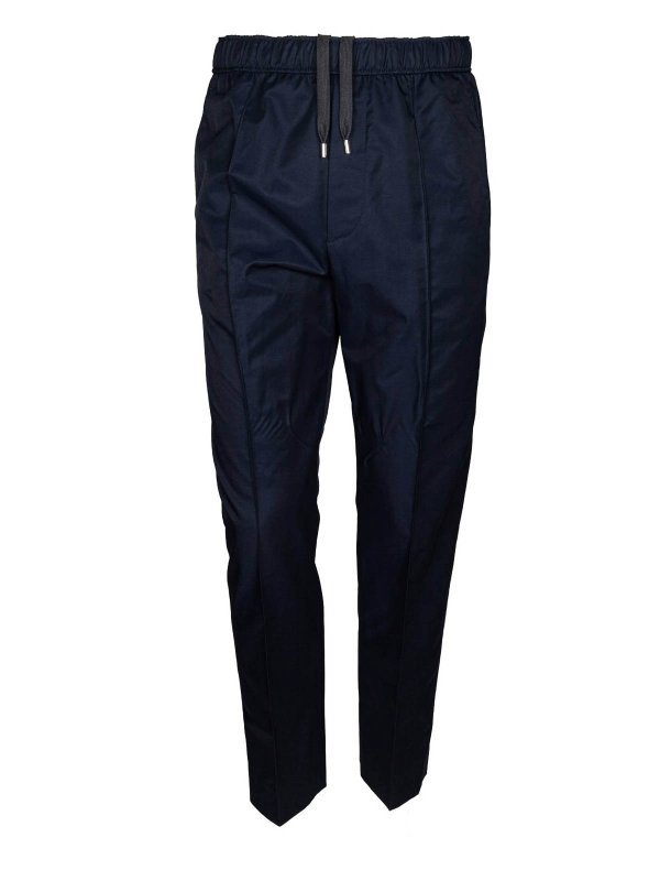 The Best Shops LANVIN: カジュアルトラウザー - カジュアルパンツ - ダークブルー