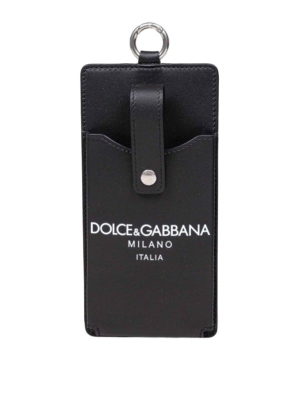 DOLCE & GABBANA: Cases & Covers - Dolce & Gabbana Cellular Leather holder