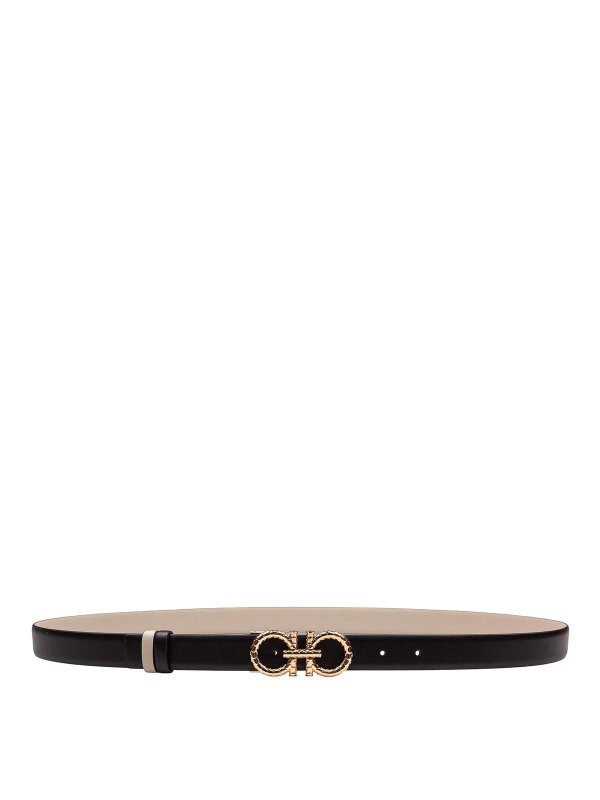 FERRAGAMO: Ceintures - Ceinture - Noir