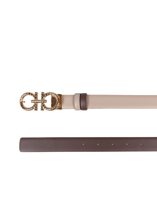 FERRAGAMO: ベルト online - ベルト - グレイッシュブラウン