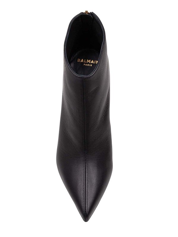 The Best Shops Balmain: ankle boots - Balmain Tronchetto in black leather